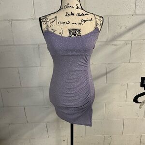 Sparkly Light Purple Windsor Mini Dress SIZE 4